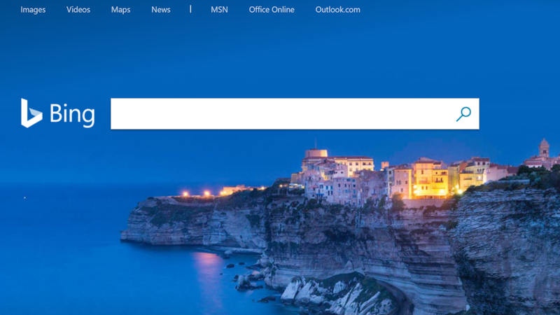 网站封面用的居然是必应每日一图